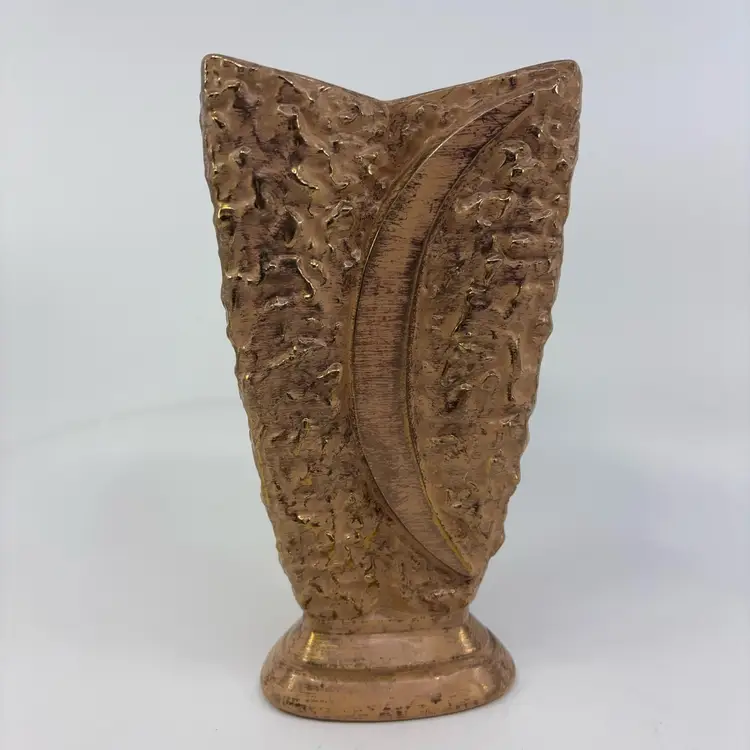 12 MCM Savoy Rose & 24K Gold Decorated Moon Vase 7”