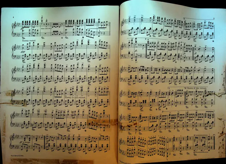 Paul Revere's Ride ET Paull Sheet Music