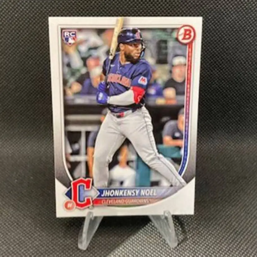 Jhonkensy Noel 2025 Bowman Rookie RC #81 - Cleveland Guardians