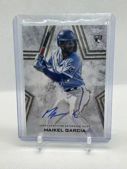 Maikel Garcia 2023 Topps Update Baseball Stars Rookie Auto - WBC MVP - Kansas City Royals