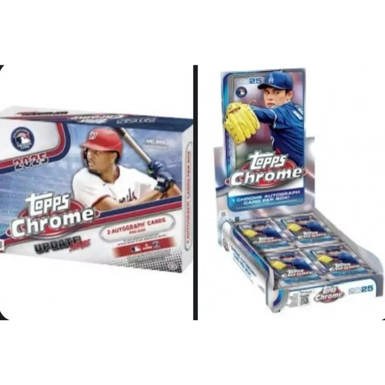 2025 Topps Chrome Update B. Delight (2)/Topps Chrome Hobby (2) Baseball 4 Box PYT Mixer Live Rip #1 MBB1734 (stacked shipping)