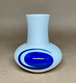 Rosenthal Porcelain Studio Linie White Blue Design Vase GERMANY