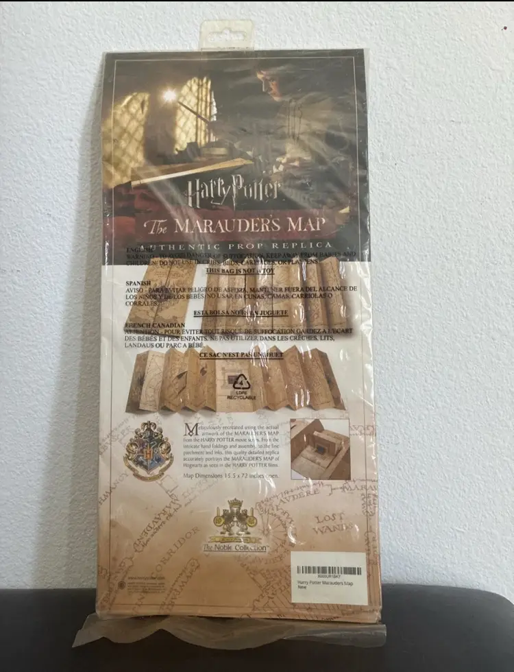 HARRY POTTER The Marauder’s Map (Brand New And Sealed) Warner Bros.