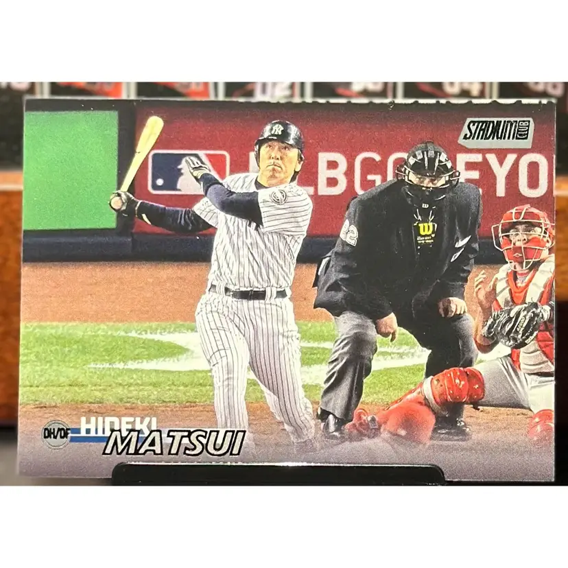 Hideki Matsui New York Yankees 2023 Stadium Club Black Foil