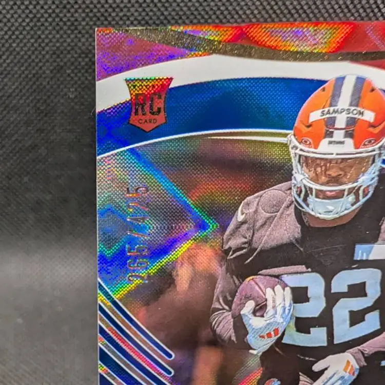 Dylan Sampson 2025 Panini Absolute Blue /425 Rookie Card RC #121 - Cleveland Browns