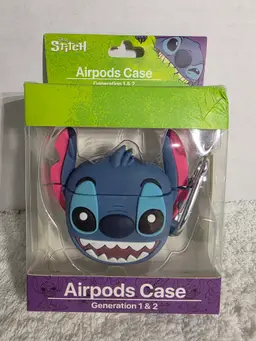 Disney Stitch Airpods Case Generation 1 & 2 NEW