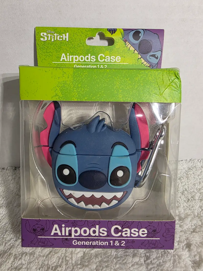 Disney Stitch Airpods Case Generation 1 & 2 NEW
