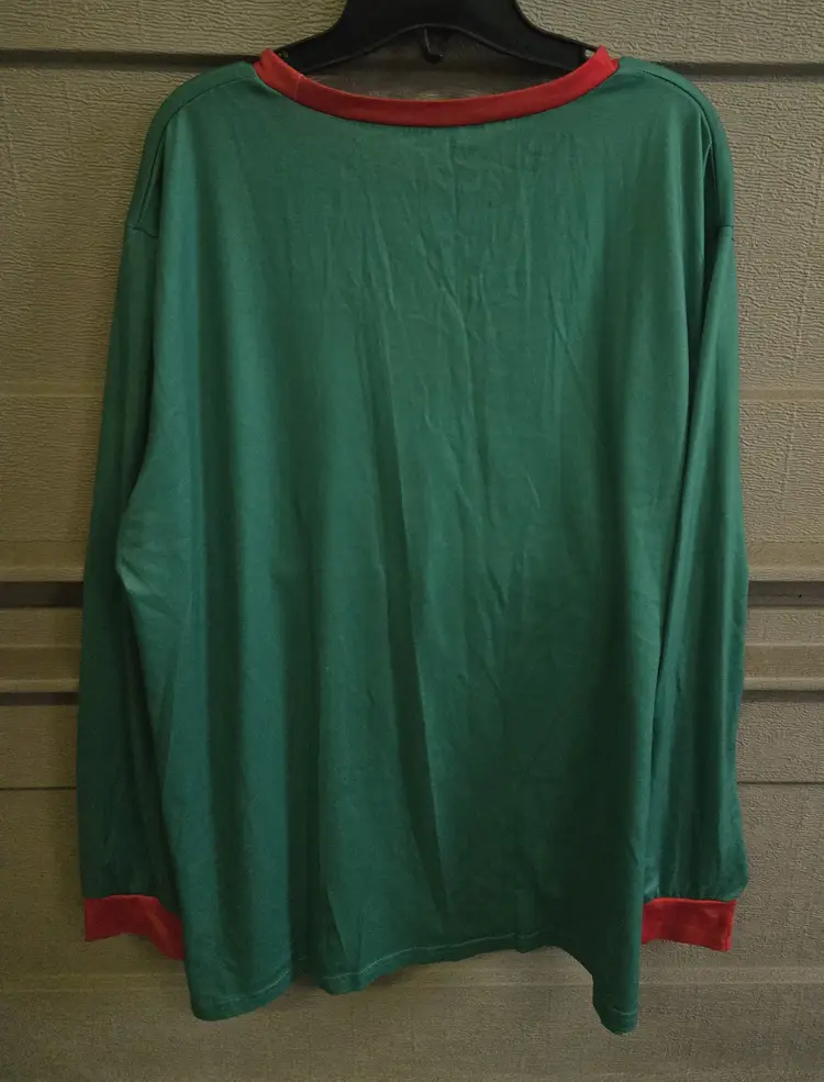 Women's Nightwear Christmas Long Sleeve Top Size XL