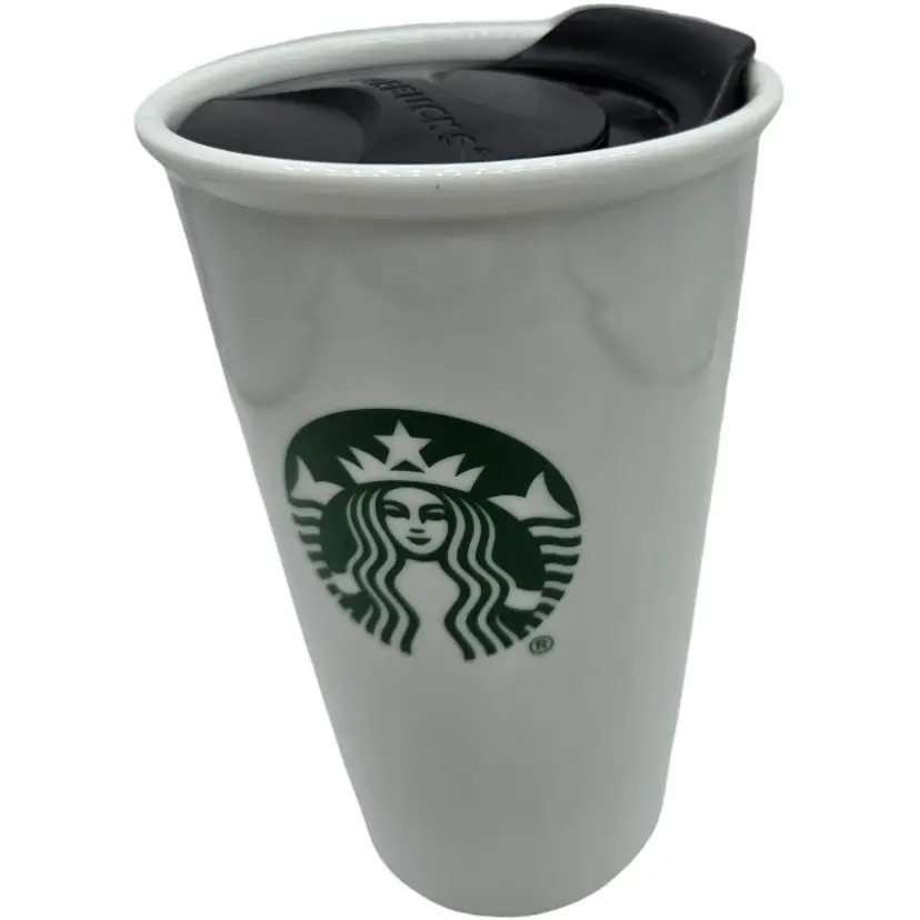 Starbucks White Travel Mug 10oz