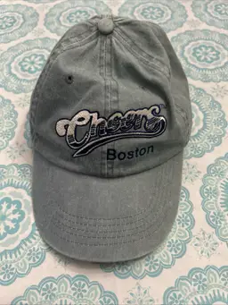 Cheers Hat Cap Green Boston TV Show One Size Casual Dad 90s 80s
