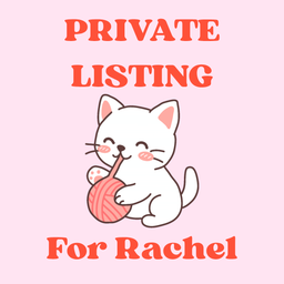LISTING FOR RACHEL- Pink Cat Shakers