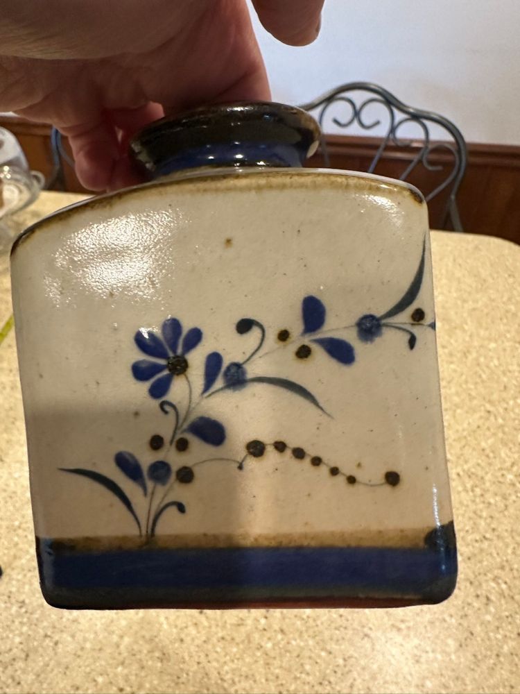 OMC Otagiri Vintage Ceramic Vase Japan Square Mid-century Modern