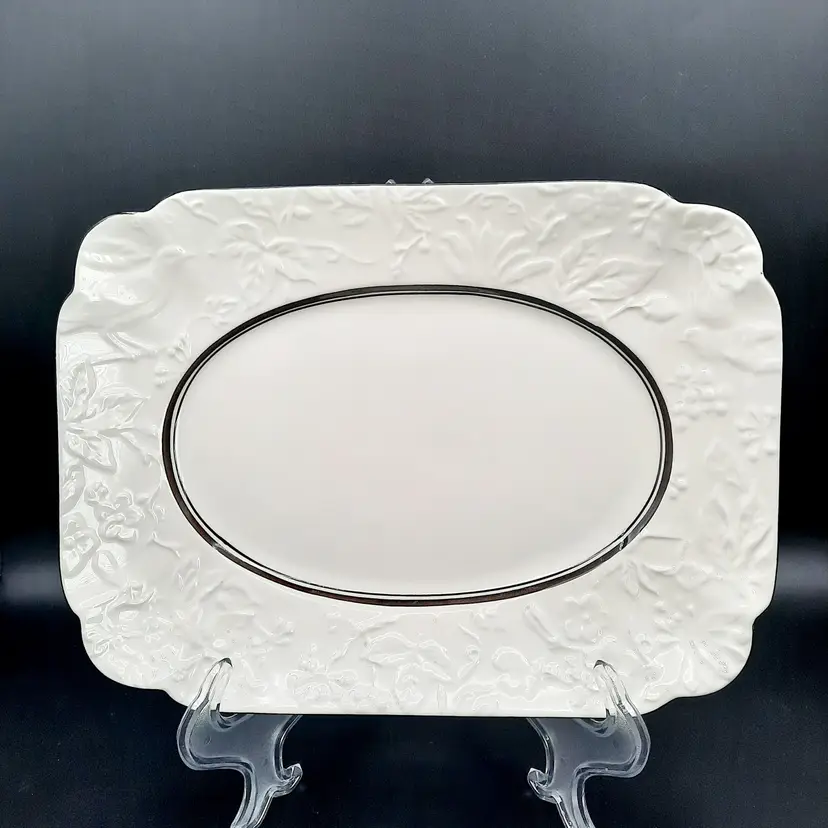 Mary Carol Home Collection Bird Relief Serving Tray Platter