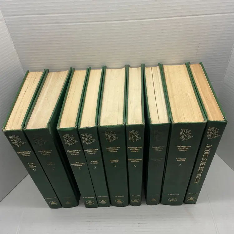 L. Ron Hubbard Organization Executive Course 9 Volumes Of Scientology Management