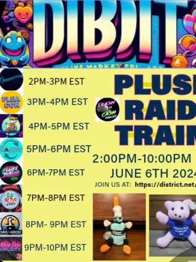 Commonwealth Picker Dibdit Live Plush Raid Train