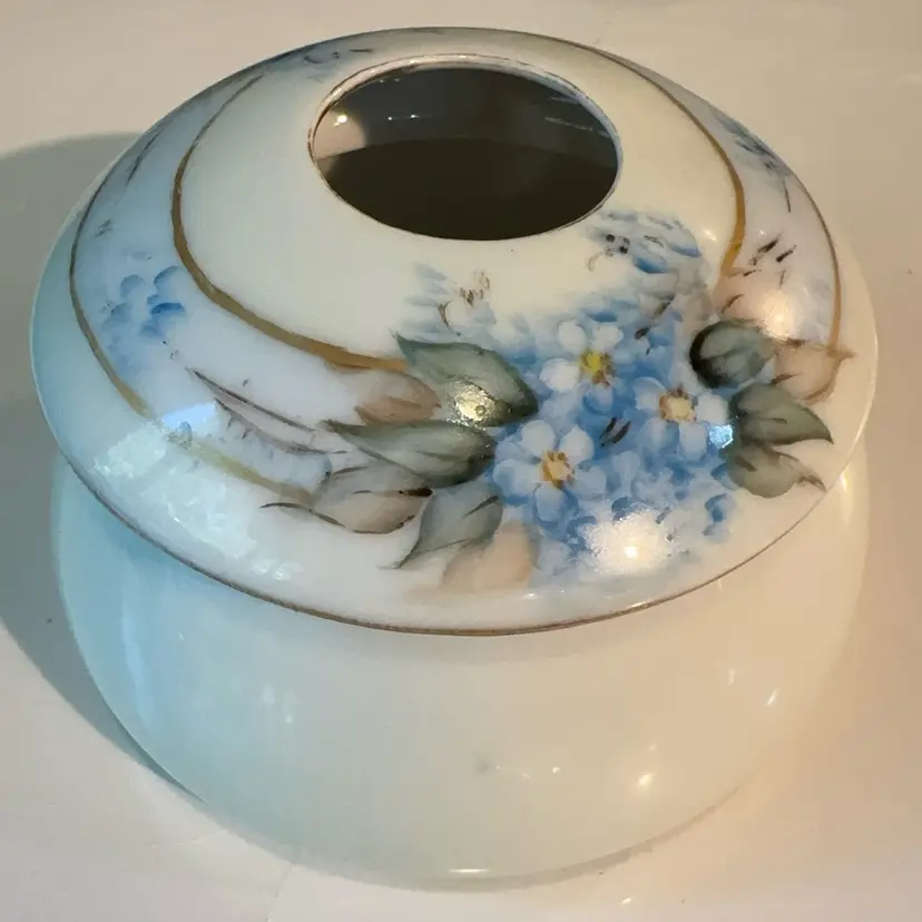 Germany-Vintage Hand-Painted Bavarian Hair Receiver