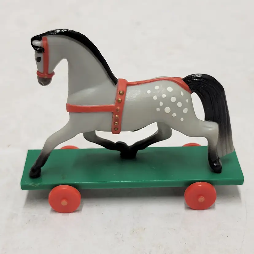 Hallmark 1985 Dollhouse Miniature Vintage Horse Toy A 1:12 inch scale