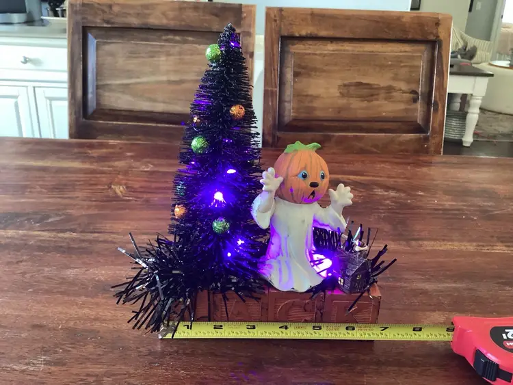 Handmade Halloween Arrangement, 6.75 X 9.5