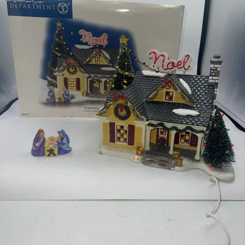 Dept 56 Snow Village Christmas Lane THE NOEL HOUSE #56 55341 READ