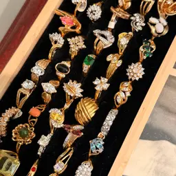 Gold Electro Plated Ring Choice