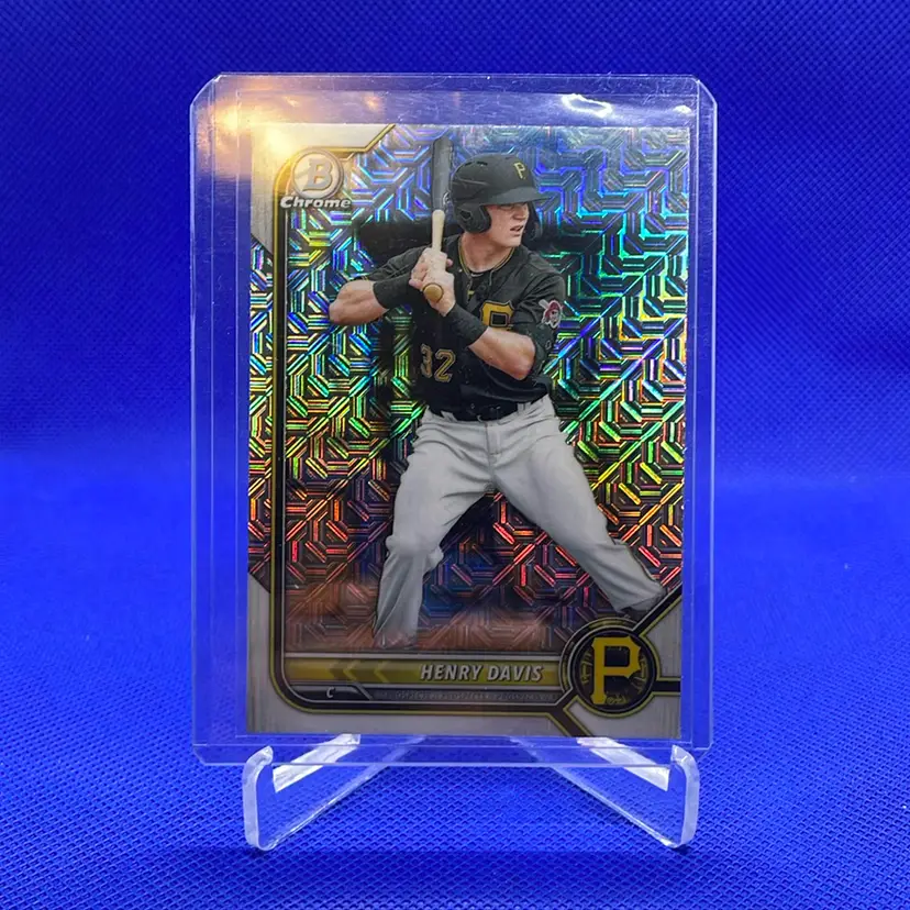 2022 Bowman Chrome Mega Henry Davis Pittsburgh Pirates