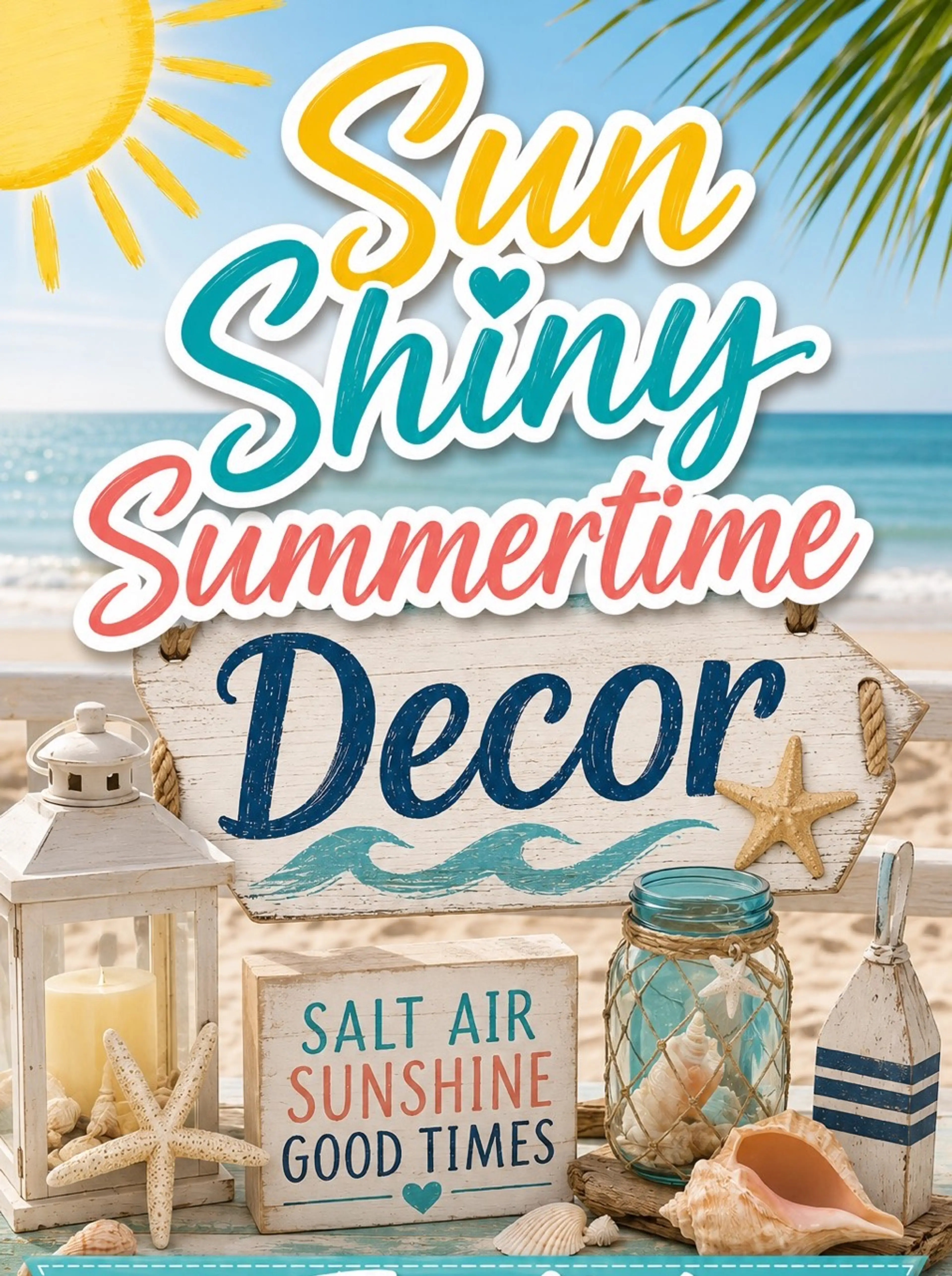 Mermaids, Fish, And Other Saltwater Decor!🐙🐠☀️🐳🦀