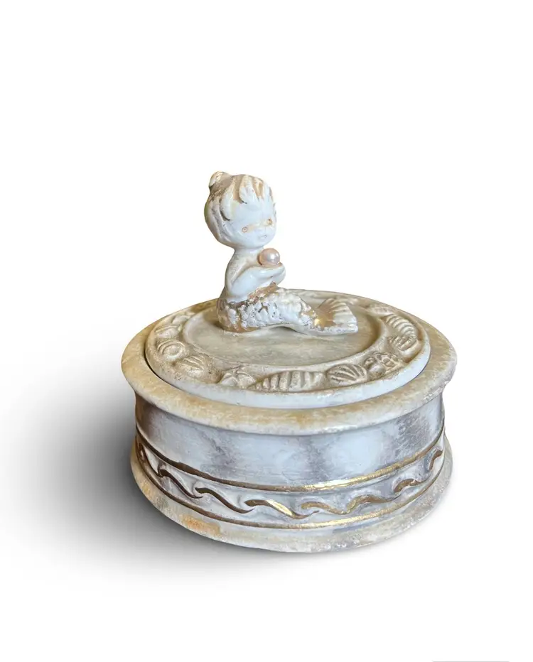 Napcoware Mermaid Trinket Box