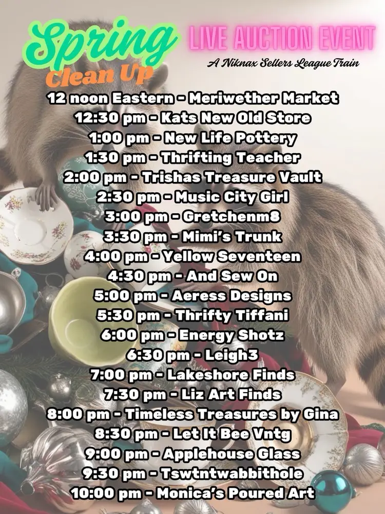 Spring Clean Up Live Auction Event! 