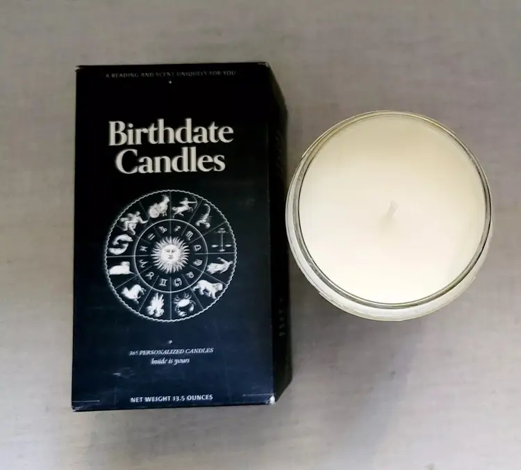 April 21-Taurus Zodiac Scented Birthdate Candle- NIB
