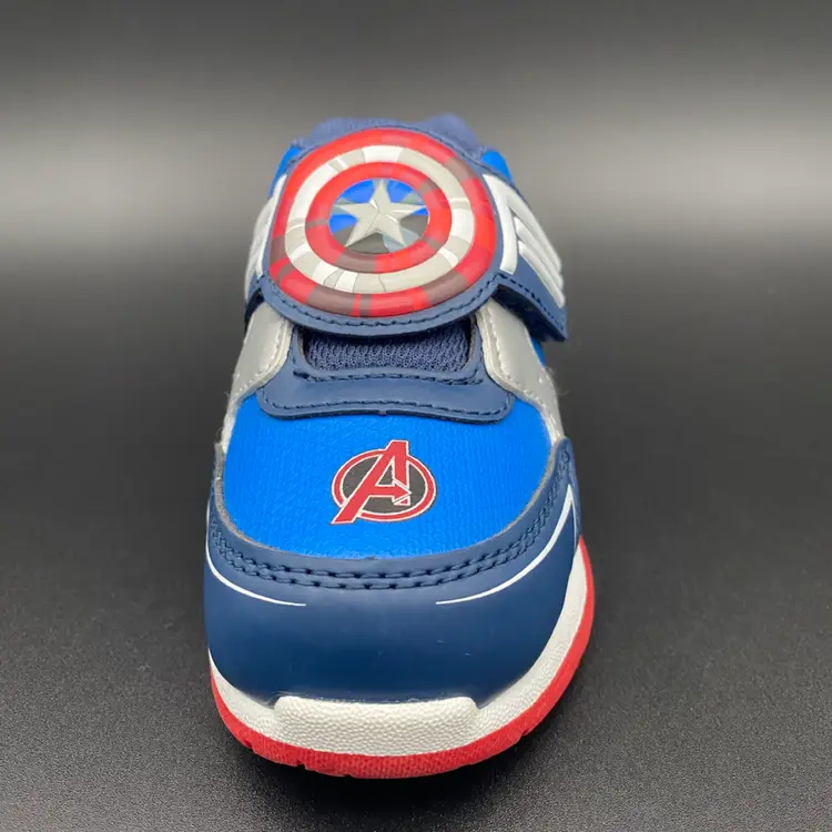Marvel Avengers Toddler Boy's Size 8 Captain America Light-Up Sneaker Shoes