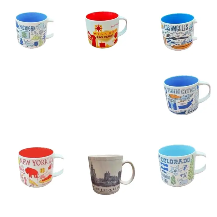 Starbucks Mugs **Choose One**  “You Are Here” “Been There” Hometown Architecture” Series