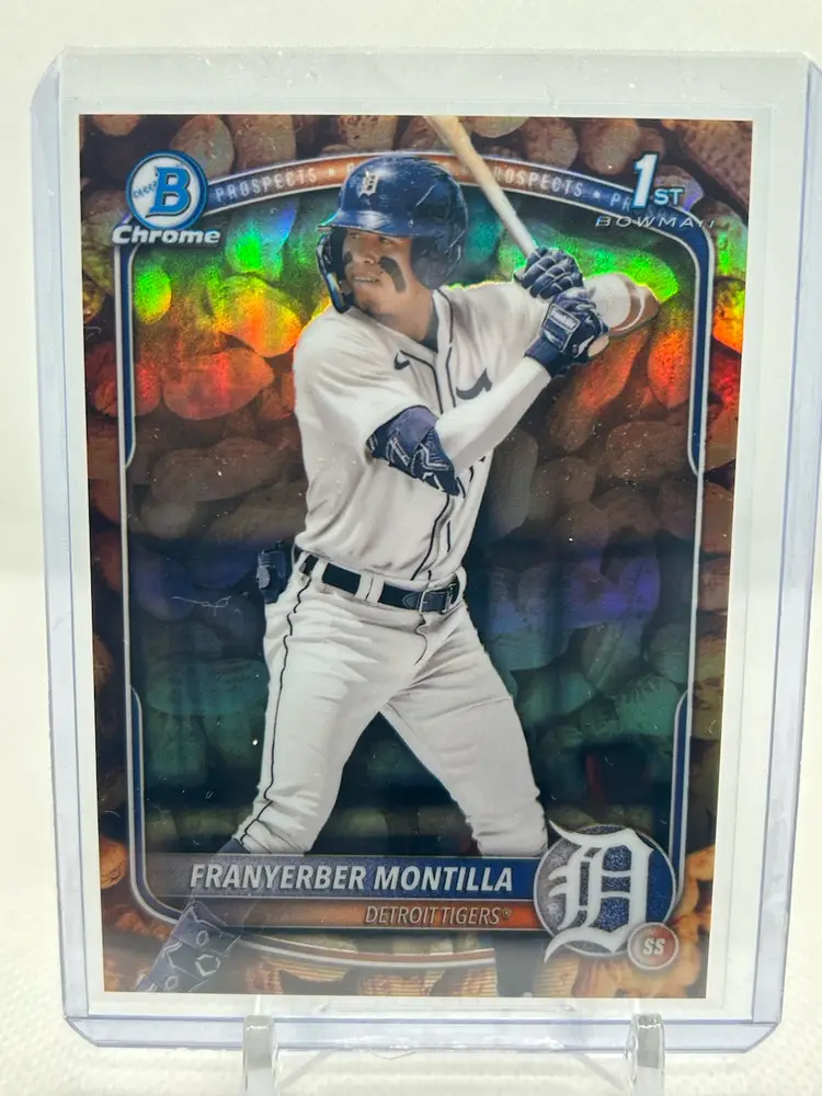 Franyerber Montilla Bowman Chrome 1st Snack Pack Peanuts /5