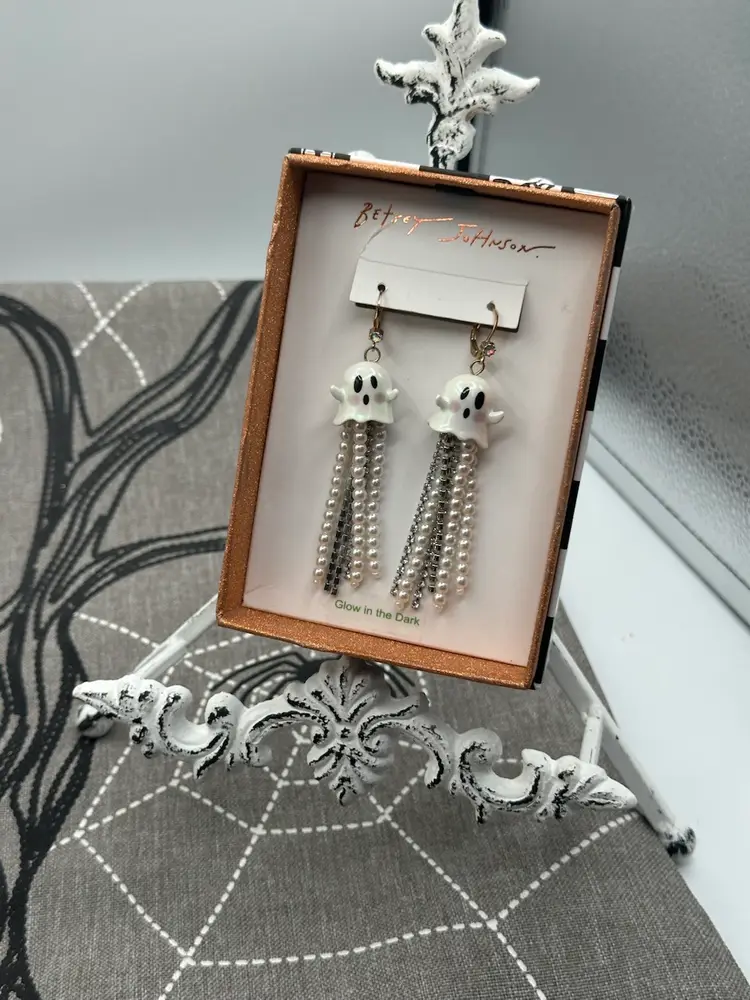 Betsey Johnson Ghost Earrings