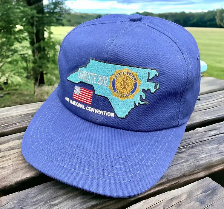 Vintage K-Product American Legion Charlotte NC 2002 Convention Snapback Hat Cap