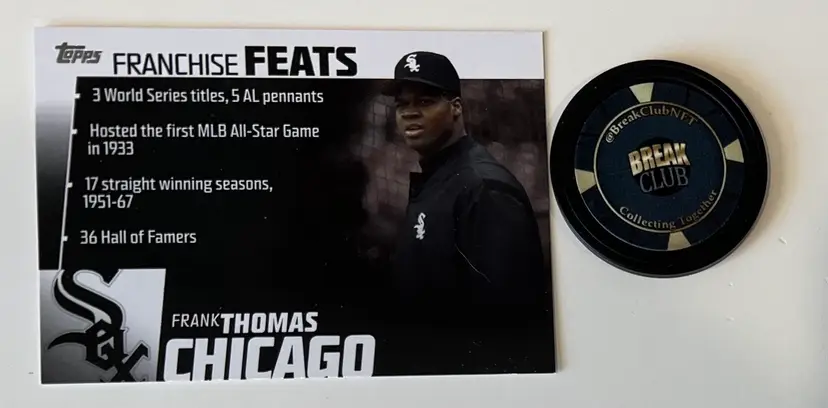 Frank Thomas Franchise Feats Chicago White Sox