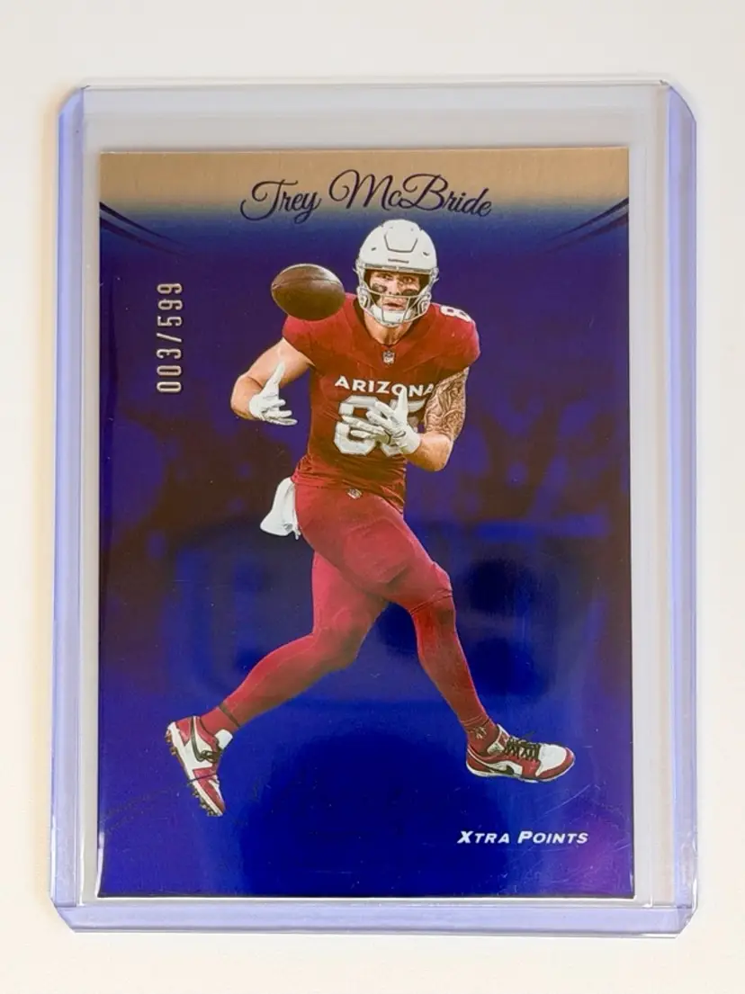 2024 Panini Prestige Trey McBride Blue Xtra Points #3 SN599