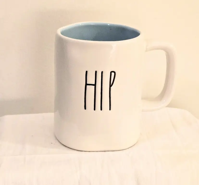 Rae Dunn HIP HOP Ceramic Coffee Mug - Collectors Mug