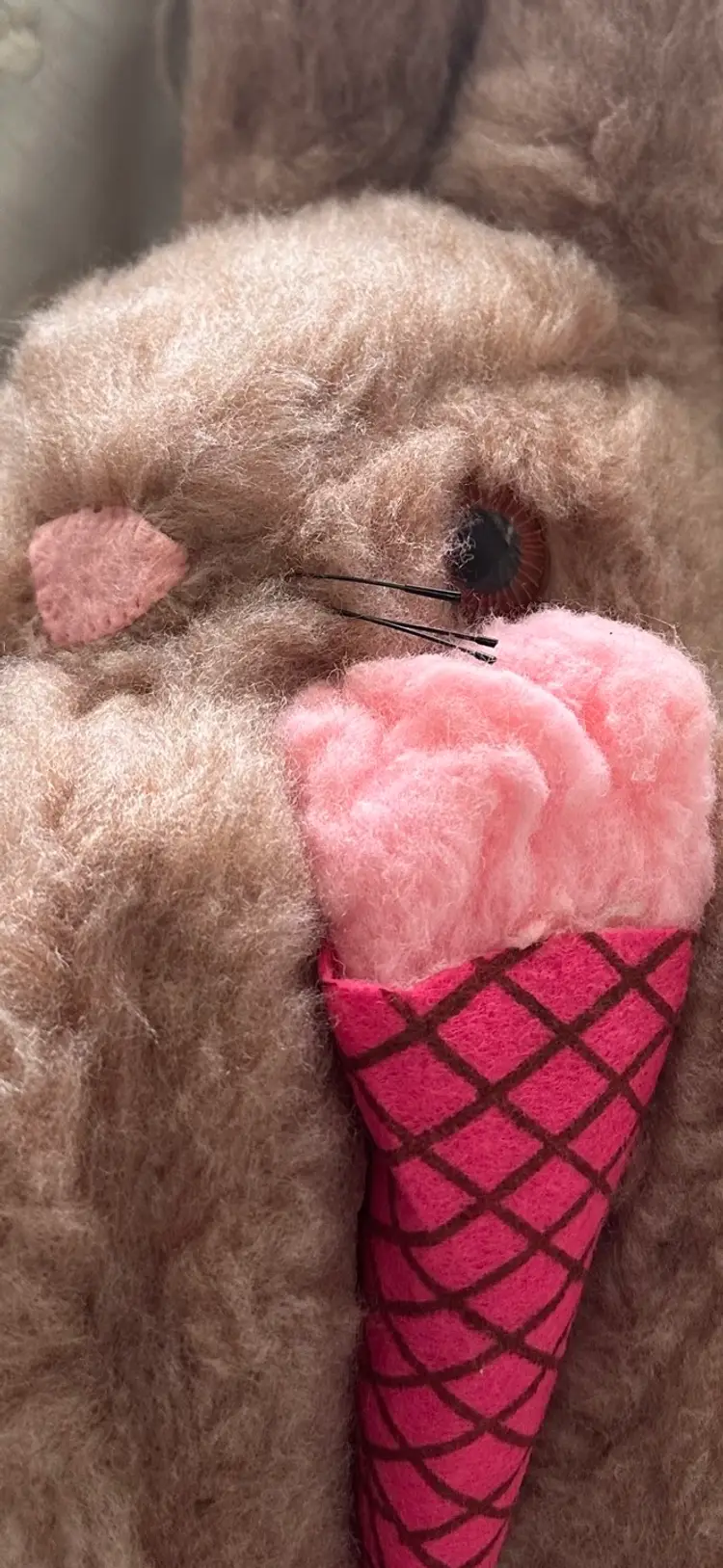 17” Vintage Dollcraft Plush Easter Bunny Rabbit VG++