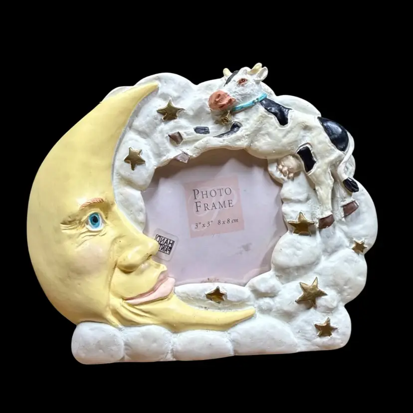 ‘99 Vintage Figi Graphics Man In The Moon Picture Frame Whimsygoth