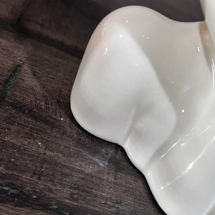 Ceramic Head Face White Planter 6” art nouveau