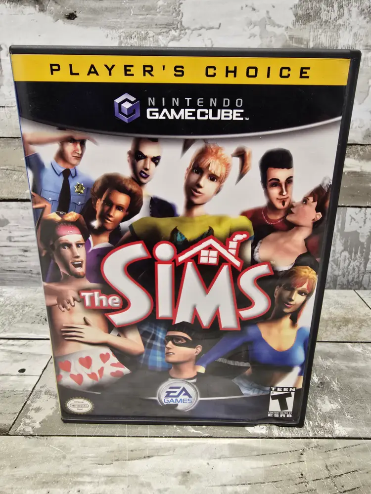 Nintendo Gamecube Sims Bundle with memory cards