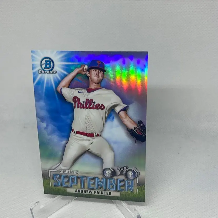 2023 bowman chrome sights on september andrew painter