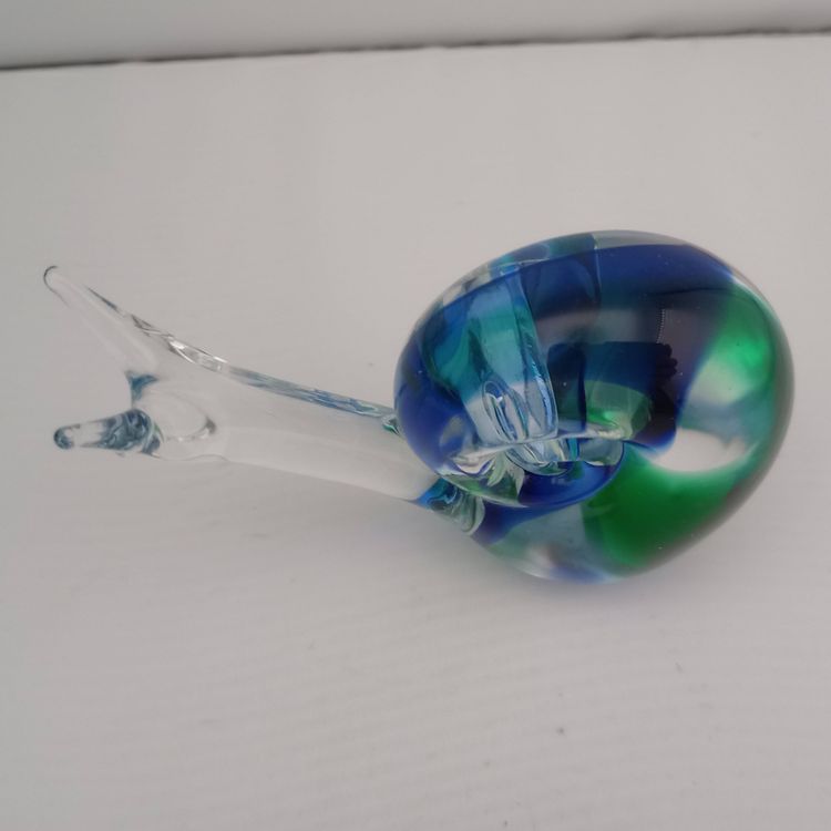 Art glass snail paperweight