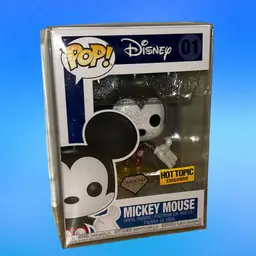 Funko Pop! Disney Mickey Mouse Diamond Collection #01 Hot Topic FREE SHIPPING