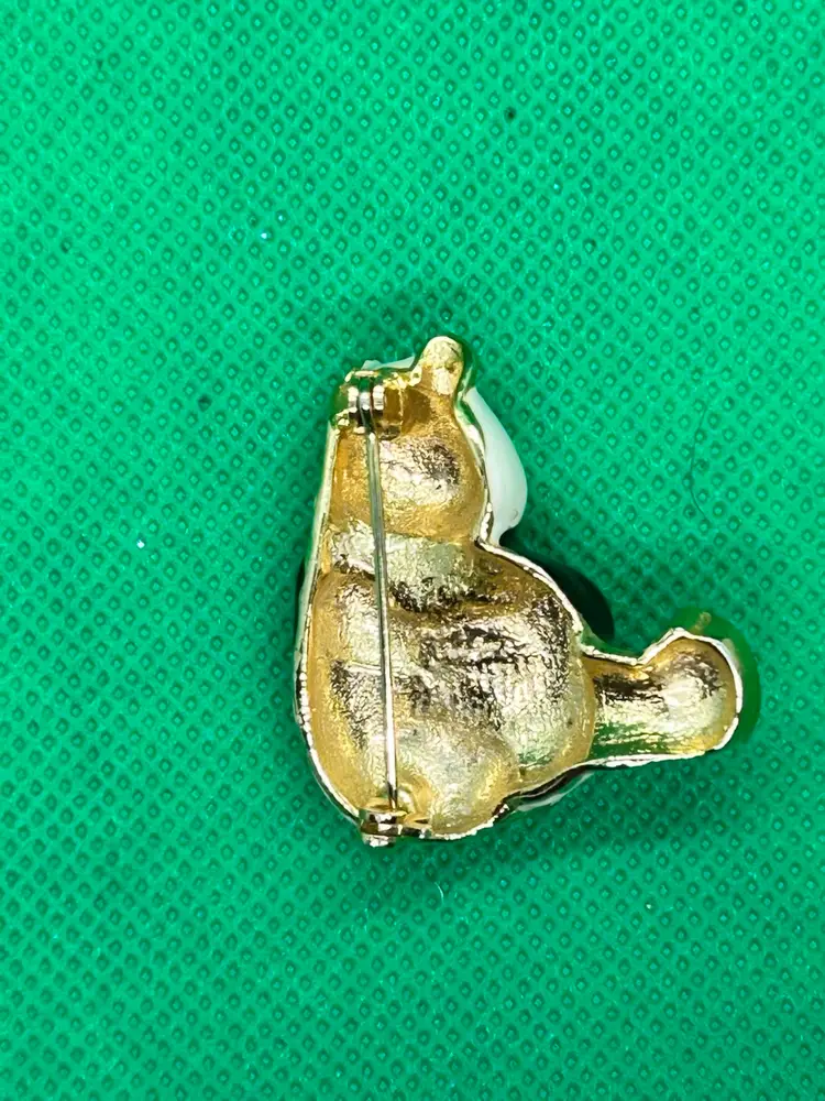 Park Lane Signed Panda Brooch