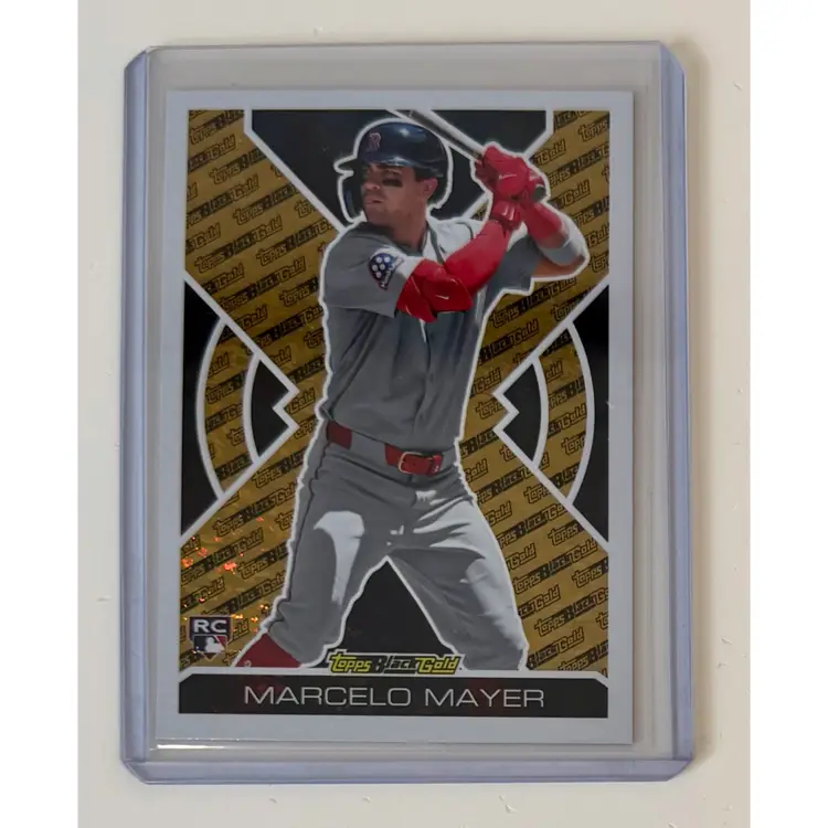 Marcelo Mayer RC Topps Black Gold Boston Red Sox