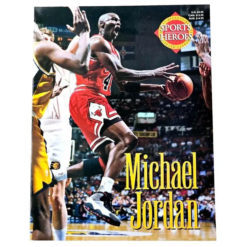 MICHAEL JORDAN Beckett Sports Heroes Magazine Issue 1 NM/M Unread HIGH GRADE!