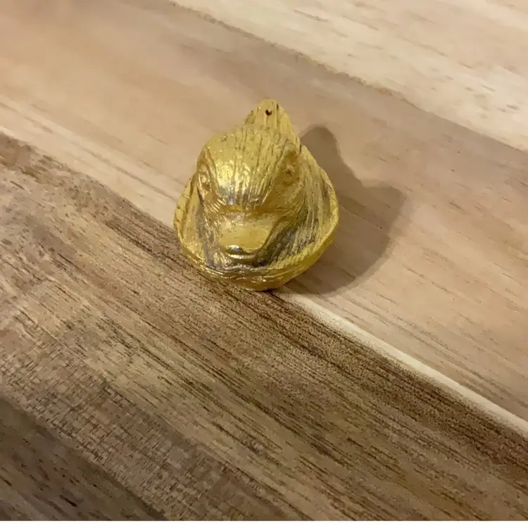 Gold Metal Duck Trinket