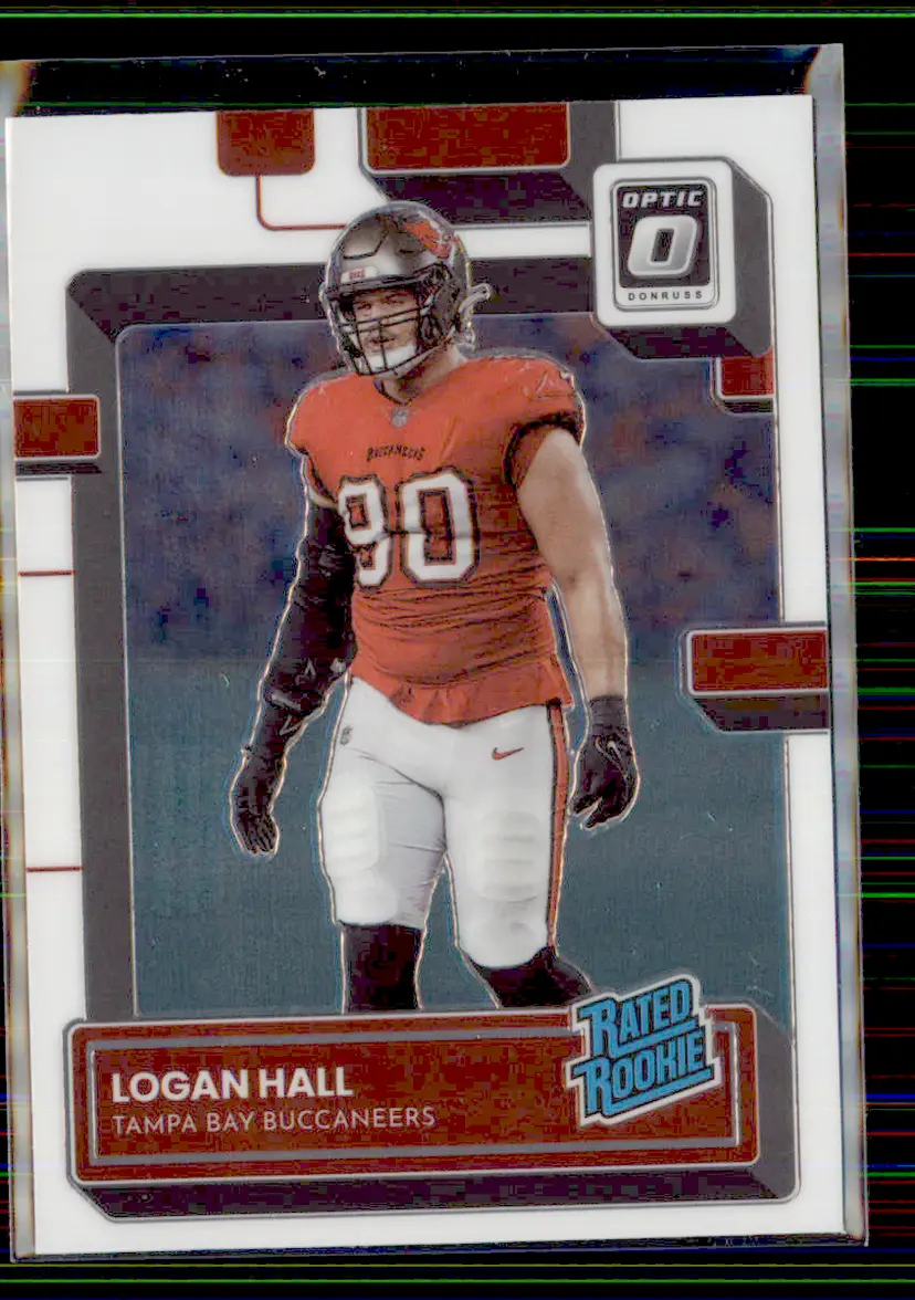 Logan Hall 2022 Donruss Optic #299 - Tampa Bay Buccaneers - (130-313)
