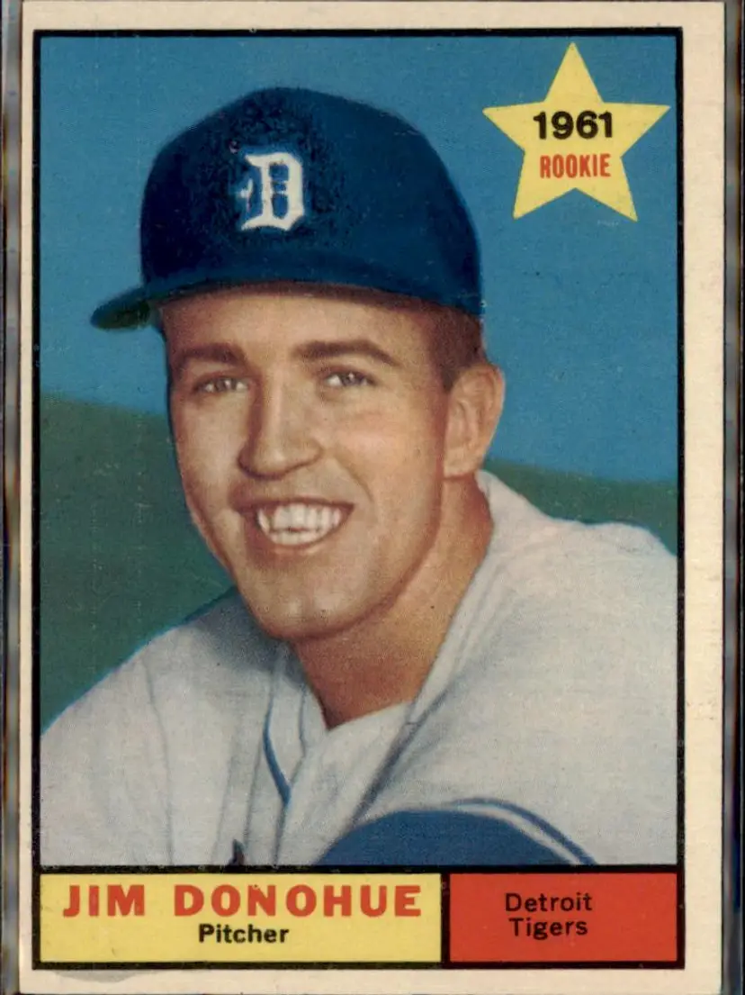1961 Topps #151 Jim Donohue - ( ) - Detroit Tigers